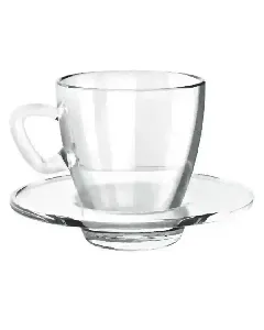 Ensemble de tasses à café en verre