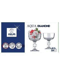 Coffret de 6 Coupes Aqua Diamond