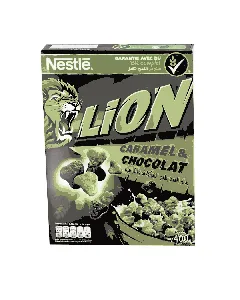 Céréales de blé complet caramel chocolat Lion