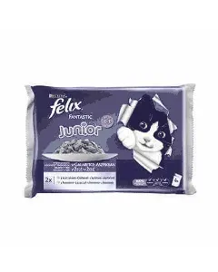 Aliments Junior bœuf poulet pour chat