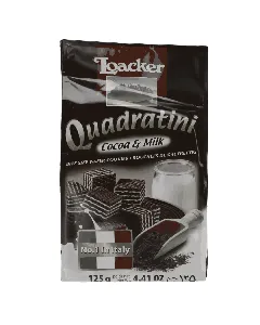 Gaufrettes quadratini cacao lait