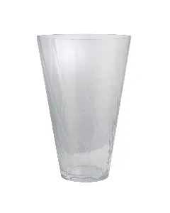 Vase en verre lisse