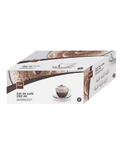 Coffret de tasses à café 25cl