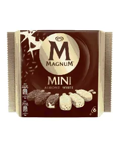 Multipack Mini glace aux amandes et blanc