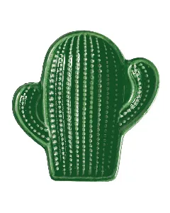 Plat en ceramique Cactus 14xx14cm