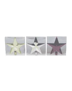 Lot de 3 étoiles décoratives