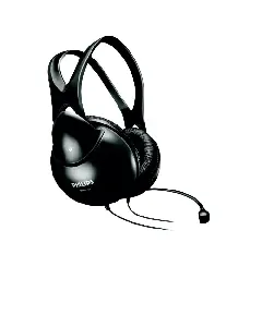 Casque micro filaire noir