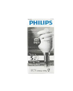 Lampe économique Tornado jaune E14 PHILIPS