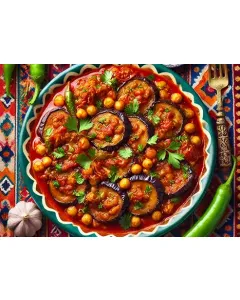 Recette Mdarbel à l'aubergine