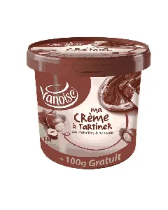 Crème à tartiner aux noisettes et au cacao