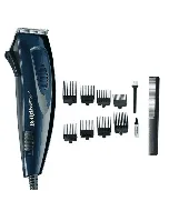 rasoir électrique Babyliss bleu  + accessoires et 8 guides de cheveux 