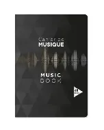 Cahier de musique couverture cartonnée 90g