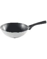 Wok en inox 28cm