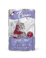 Pâtée pour chat truite et crevettes