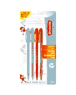 Stylos transparents 055 couleurs assorties