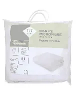 Couette blanche microfibre tempérée