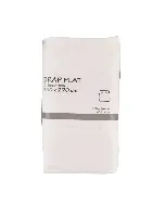 Drap plat blanc