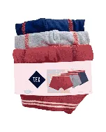 Lot de 3 boxers unis Navy