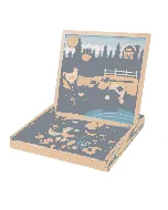 Puzzle magnétique en bois