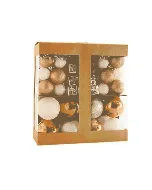 Lot de 100 boules cuivre et argent