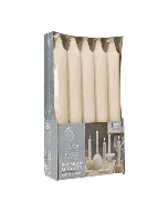 Pack de 10 bougies de table Crème