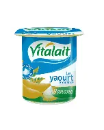 Yaourt aromatisé banane