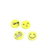 Pochette de 2 gommes smiley 