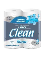 Papier hygiénique blanc 2 plis Clean