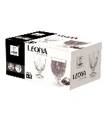 Coffret de 6 verres à pieds de 22cl