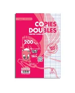 Double feuille 200 pages