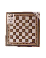 Coffret de 5 jeux (dame, echec,chevaux, scrabble français et arabe)