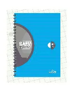 Cahier wiro couverture plastique 21x29.7cm 80g BMV