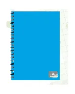 Cahier wiro couverture plastique 17x22cm