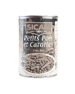 Petits pois et carottes très fins